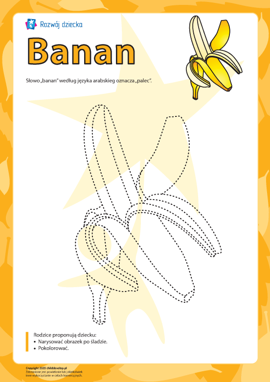 Kolorowanka „Banan” Kolorowanka „Banan”
