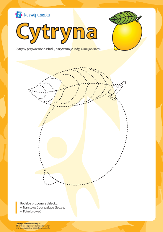Kolorowanka „Cytryna” Kolorowanka „Cytryna”