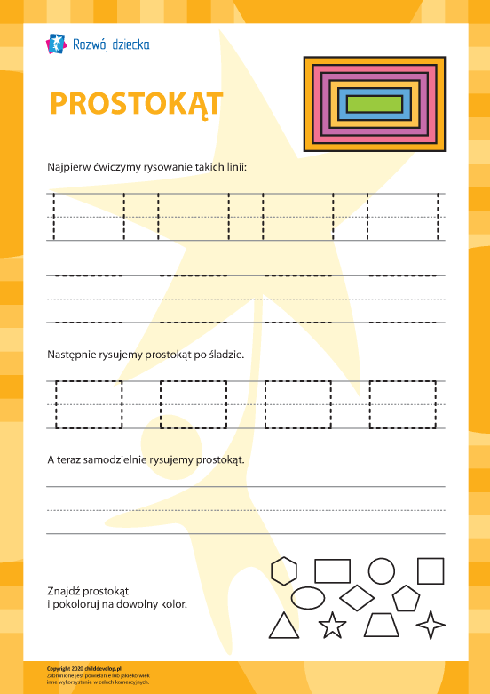 Rysowanie figury „prostokąt” Rysowanie figury „prostokąt”