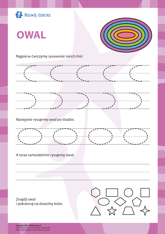 Rysowanie figury „owal” Rysowanie figury „owal”
