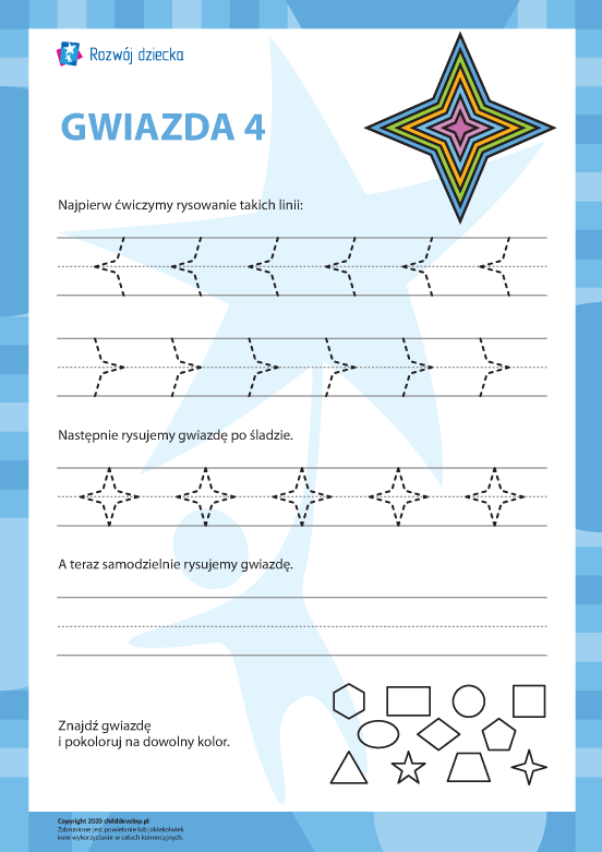 Rysowanie figury „gwiazda 4” Rysowanie figury „gwiazda 4”