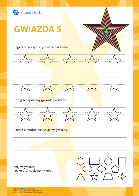 Rysowanie figury „gwiazda 5” Rysowanie figury „gwiazda 5”