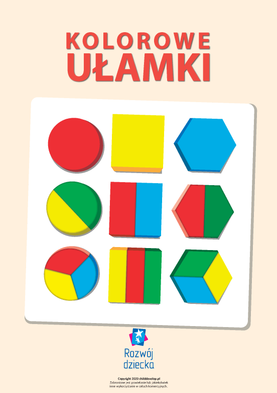 Kolorowe ułamki Kolorowe ułamki