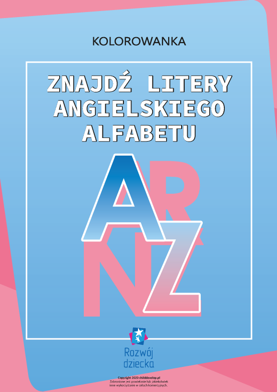 Znajdź litery alfabetu angielskiego Znajdź litery alfabetu angielskiego