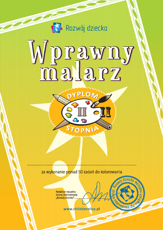 Wprawny malarz II stopnia Wprawny malarz II stopnia
