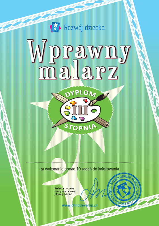 Wprawny malarz III stopnia Wprawny malarz III stopnia