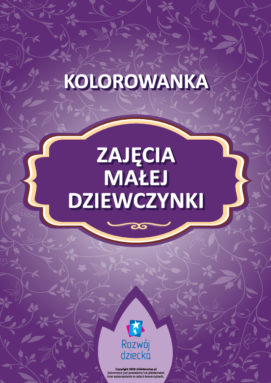 Kolorowanka: fascynacje dziewczynki Kolorowanka: fascynacje dziewczynki