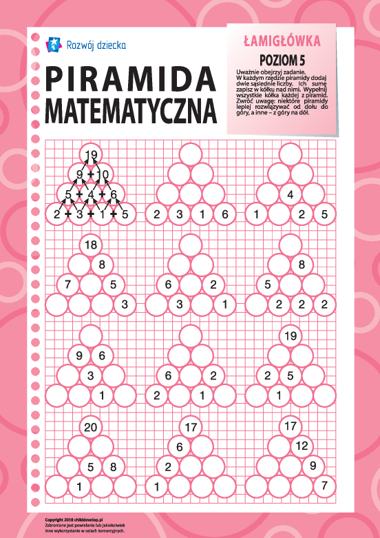 Piramida matematyczna: poziom 5 Piramida matematyczna: poziom 5