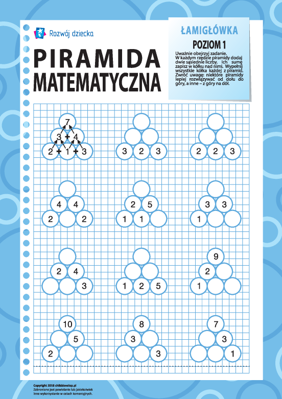 Piramida matematyczna: poziom 1 Piramida matematyczna: poziom 1