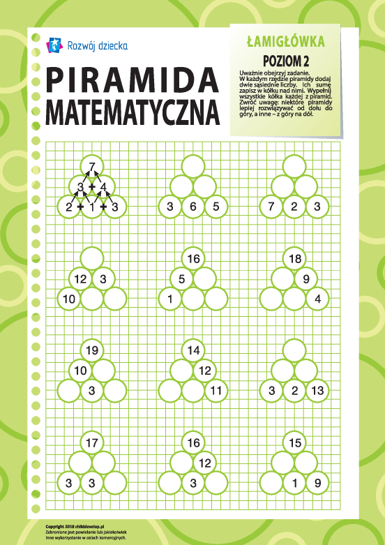 Piramida matematyczna: poziom 2 Piramida matematyczna: poziom 2