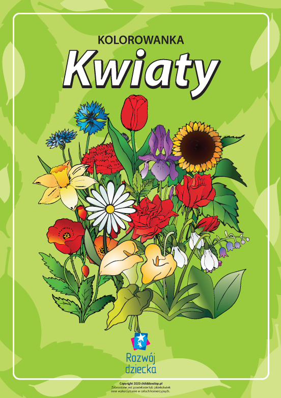 Kolorowanka „Kwiaty” Kolorowanka „Kwiaty”