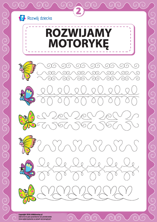 Rozwijamy umiejętności motoryczne i koordynację nr 2 Rozwijamy umiejętności motoryczne i koordynację nr 2