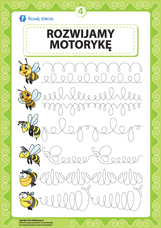 Rozwijamy umiejętności motoryczne i koordynację nr 4 Rozwijamy umiejętności motoryczne i koordynację nr 4