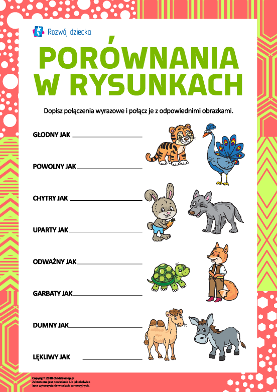 Porównanie w rysunkach Porównanie w rysunkach