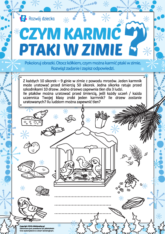 Pomoc ptakom w zimie: rozwiązujemy zadanie i rozwijamy odpowiedzialność Pomoc ptakom w zimie: rozwiązujemy zadanie i rozwijamy odpowiedzialność
