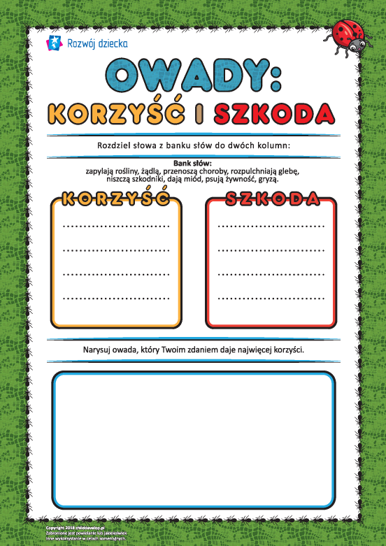Owady: korzyść i szkoda Owady: korzyść i szkoda