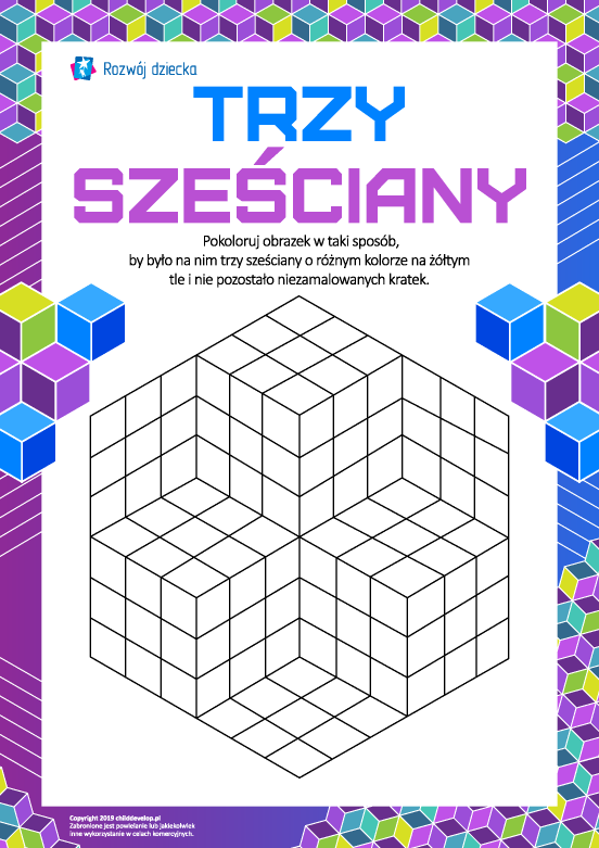 Trzy sześciany: rozwijamy myślenie przestrzenne Trzy sześciany: rozwijamy myślenie przestrzenne