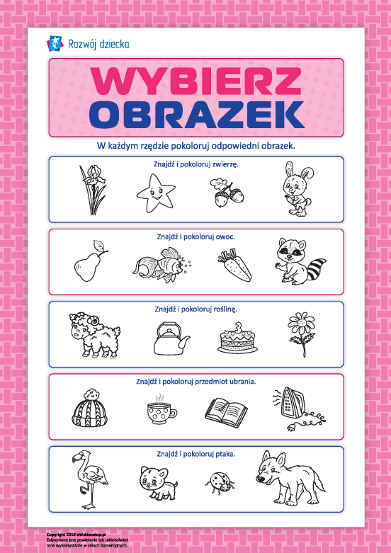 Analizujemy i kolorujemy obrazek Analizujemy i kolorujemy obrazek