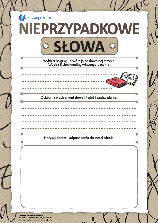 (Nie)przypadkowe słowa: układamy zdania (Nie)przypadkowe słowa: układamy zdania