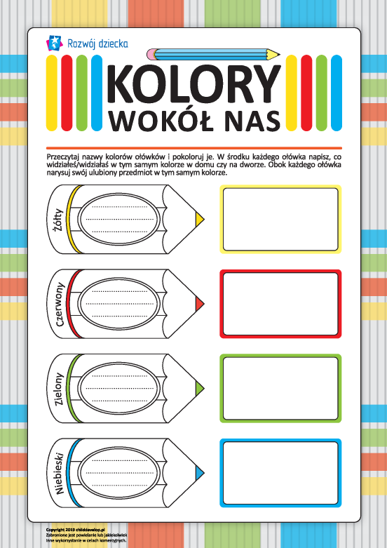 Oglądamy wszystko dookoła – uczymy się kolorów Oglądamy wszystko dookoła – uczymy się kolorów