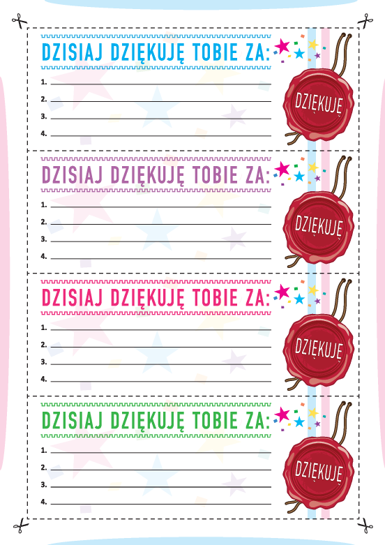 Podziękowanie dnia: myślimy pozytywnie Podziękowanie dnia: myślimy pozytywnie