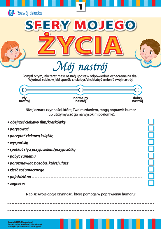 Analizujemy sfery swojego życia: nastrój Analizujemy sfery swojego życia: nastrój