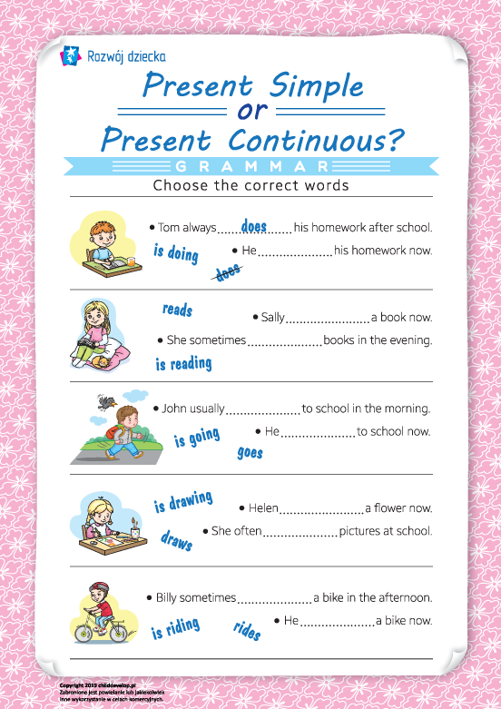 Rozróżniamy Present Simple і Present Continuous (język angielski) Rozróżniamy Present Simple і Present Continuous (język angielski)