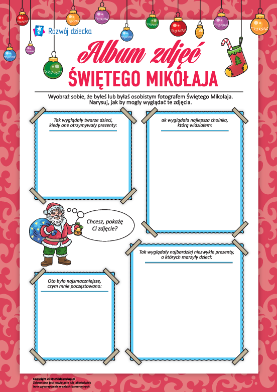 Tworzymy album zdjęć Świętego Mikołaja Tworzymy album zdjęć Świętego Mikołaja