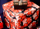 Zdobienie dużego pudełka w technice Decoupage do dnia Świętego Walentego