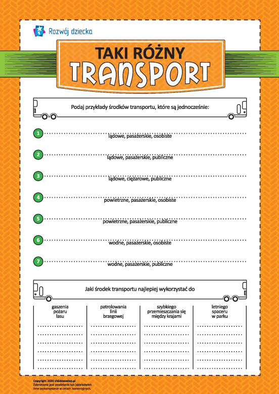 Taki różny transport: myślimy logicznie Taki różny transport: myślimy logicznie