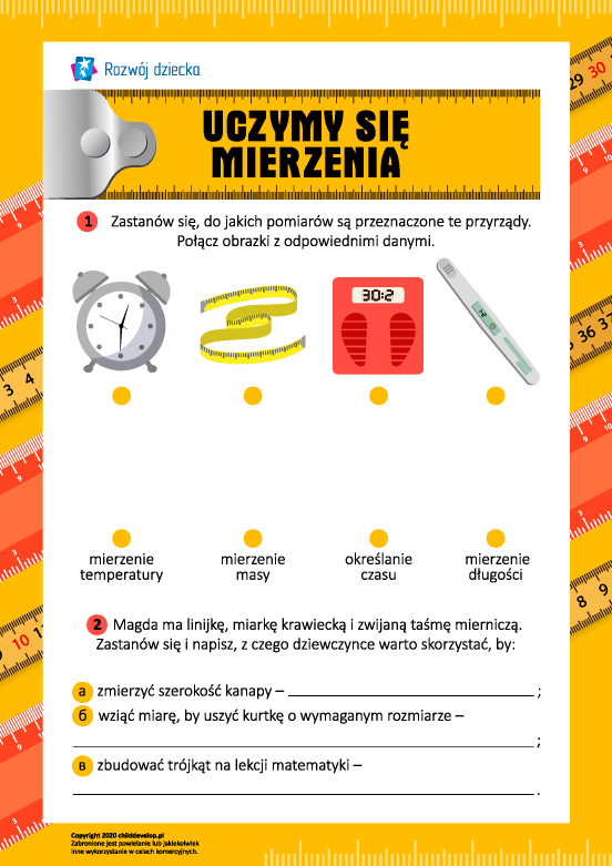 Uczymy się prawidłowego mierzenia Uczymy się prawidłowego mierzenia
