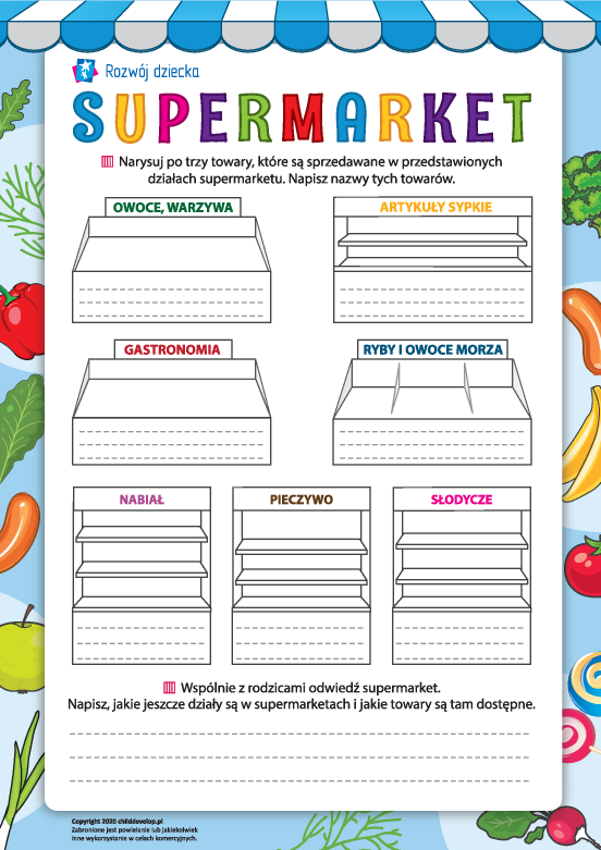 Supermarket: orientujemy się w sklepie Supermarket: orientujemy się w sklepie