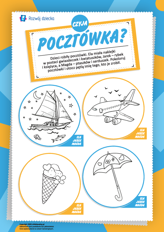 Czyja pocztówka: myślimy logicznie Czyja pocztówka: myślimy logicznie