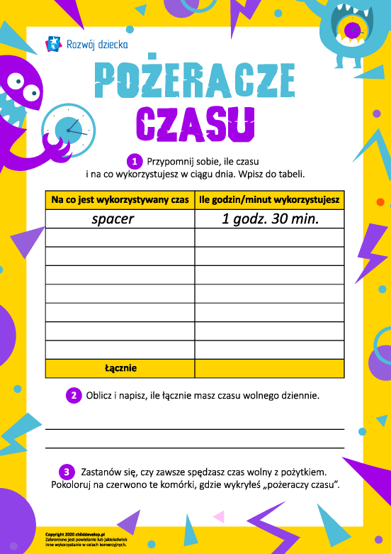 Pożeracze czasu: planujemy dzień Pożeracze czasu: planujemy dzień