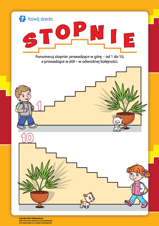 Stopnie: odtwarzamy kolejność liczb Stopnie: odtwarzamy kolejność liczb