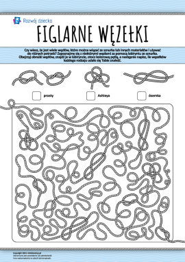 Labirynt-łamigłówka „Figlarne węzełki”