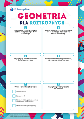 Rozpoznajemy i rysujemy figury geometryczne