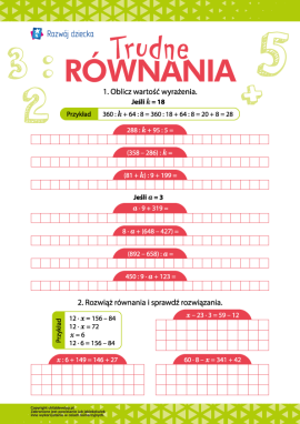 Uczymy się rozwiązywać trudne równania