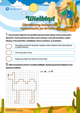 Wielbłąd: określamy kolejność rysowania po kratkach