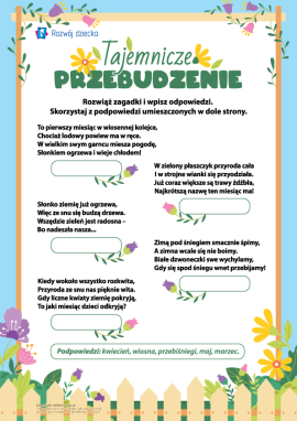 Zagadki o wiośnie dla dzieci