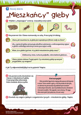 Kto żyje w glebie?