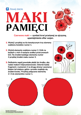 Maki pamięci: przestrzenna praca plastyczna