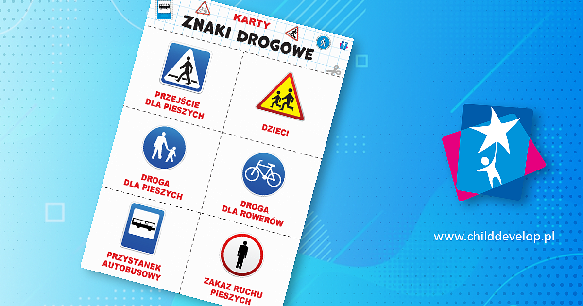 znaki-drogowe-karty-domana-do-druku-karty-pracy-bezpiecze-stwo-na