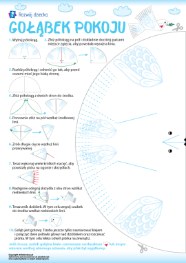 Świętujemy Międzynarodowy Dzień Pokoju: gołąbek origami