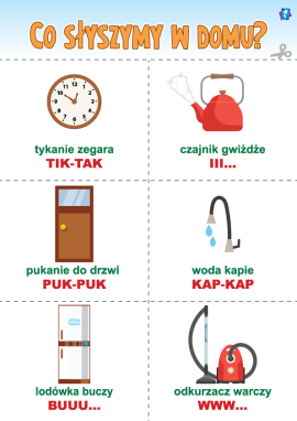 Co słyszymy w domu: onomatopeje do rozwijania mowy