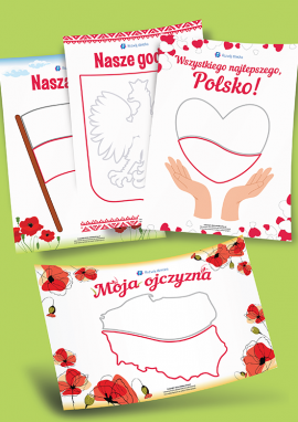 Patriotyczne kolorowanki