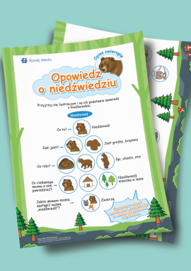 Opisz zwierzęta na podstawie ilustracji – zadanie dla przedszkolaków