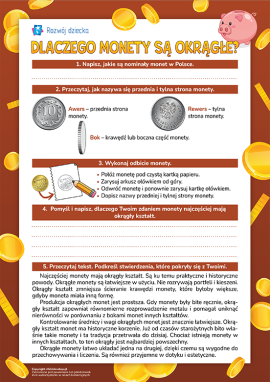 Zastanawiamy się, dlaczego monety są okrągłe
