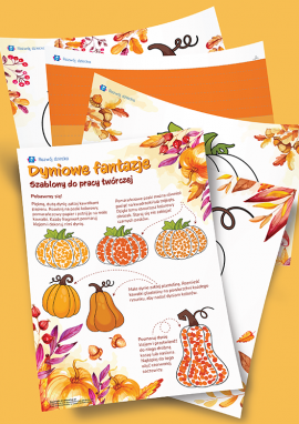 Dyniowe fantazje: szablony do wykonania jesiennych prac plastycznych