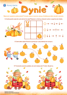 Dynie: szukamy różnic i wykonujemy ciekawe zadania